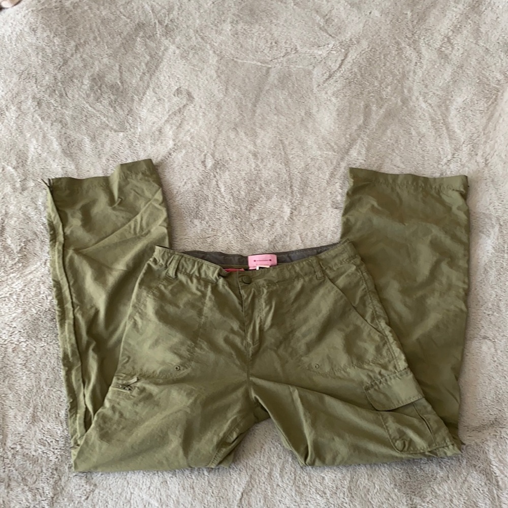 REI green cargo pants